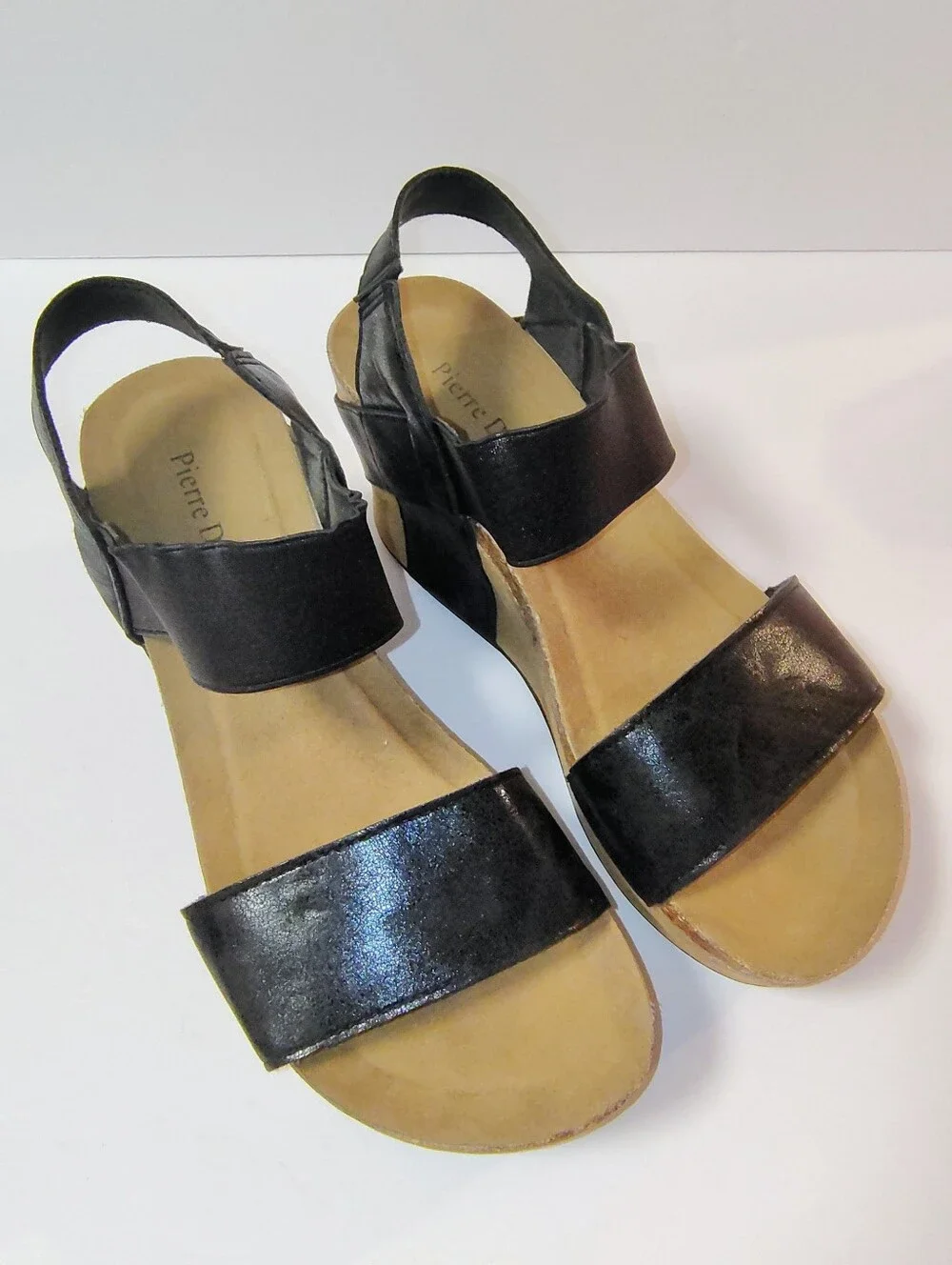 Pierre Dumas Women's Hester-1 Platform Wedge Slingback Comfort Slip-On Sandals 8